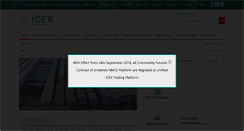 Desktop Screenshot of icexindia.com
